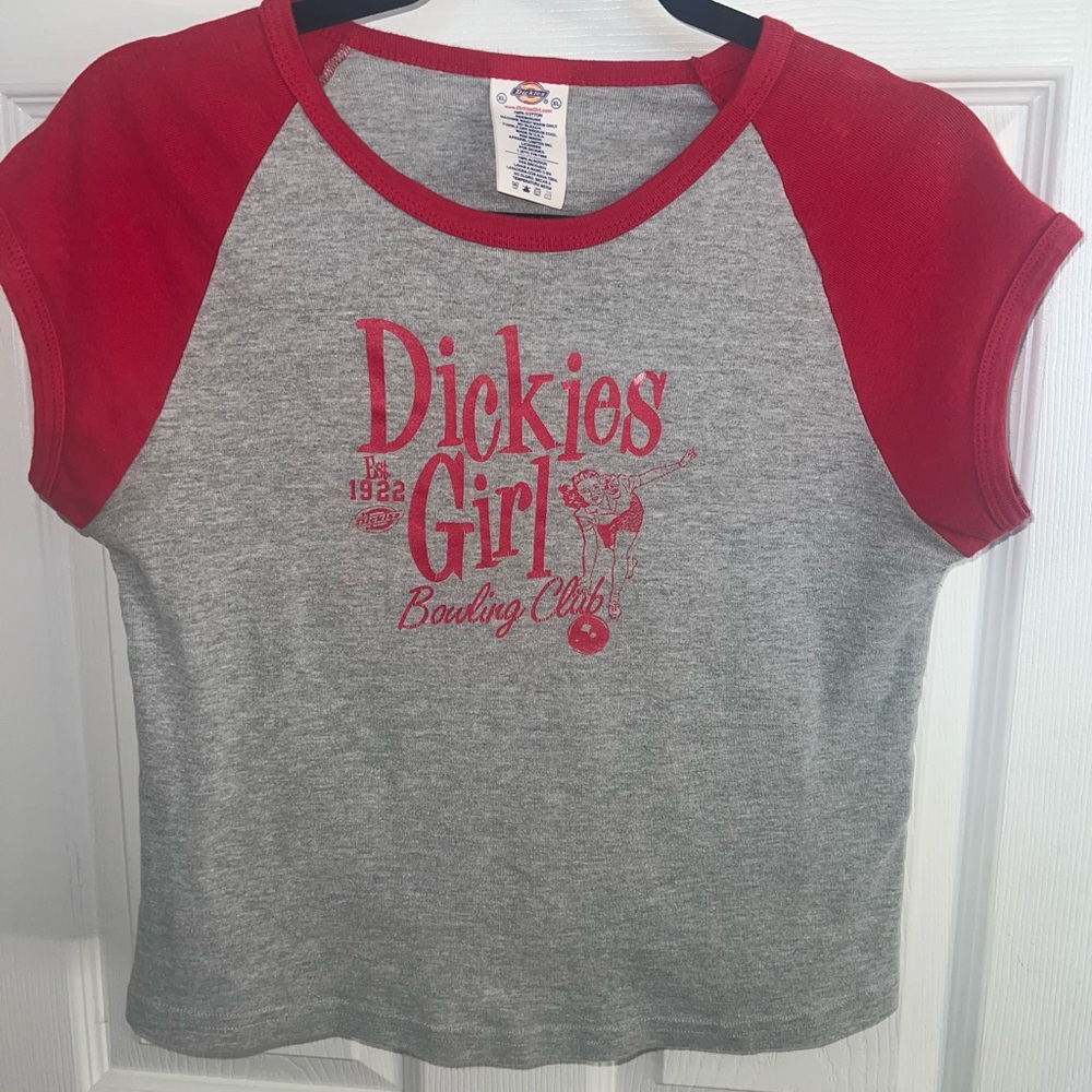 VINTAGE DICKIES GIRL BOWLING CLUB TEE - Picture 2 of 4